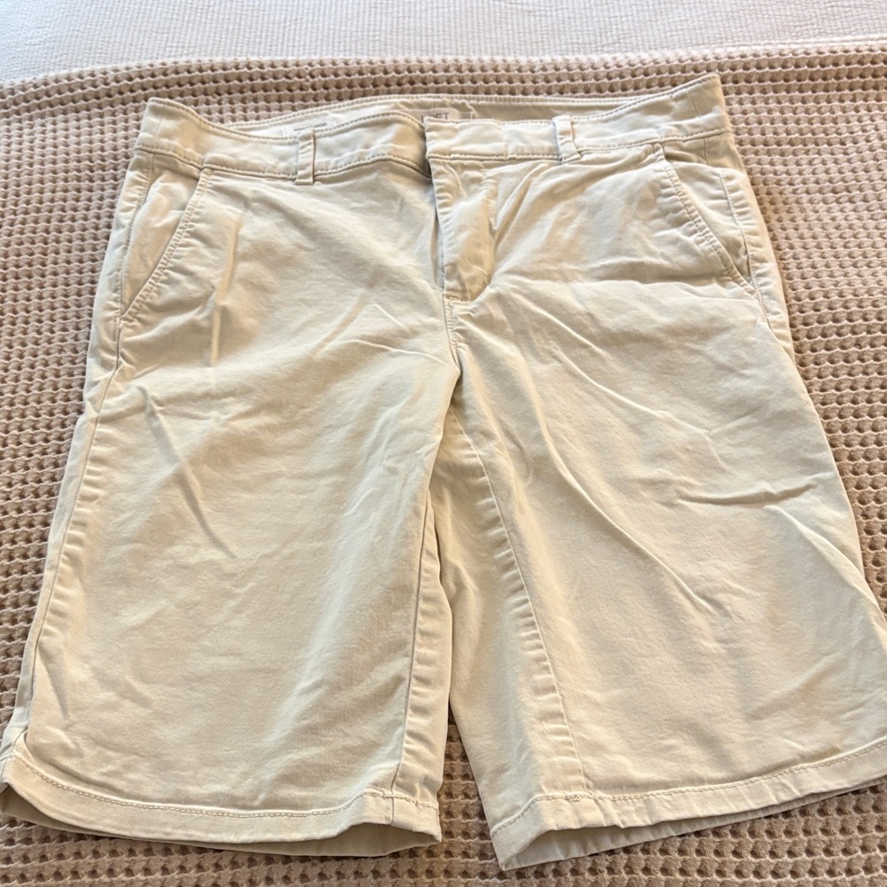 Ann Taylor Loft Beige Casual Shorts